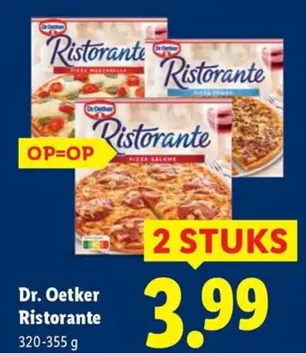 Lidl Dr. Oetker Ristorante aanbieding