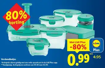 Lidl Vershoudbakjes aanbieding