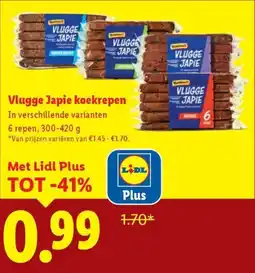 Lidl Vlugge Japie koekrepen aanbieding