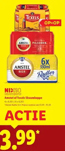 Lidl Amstel of Texels Skuumkoppe aanbieding