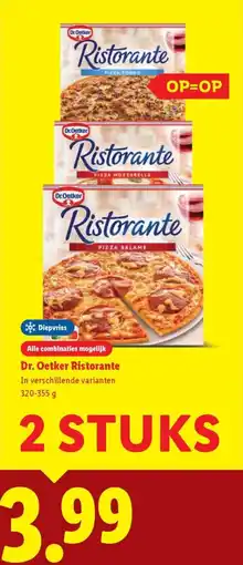 Lidl Dr. Oetker Ristorante aanbieding