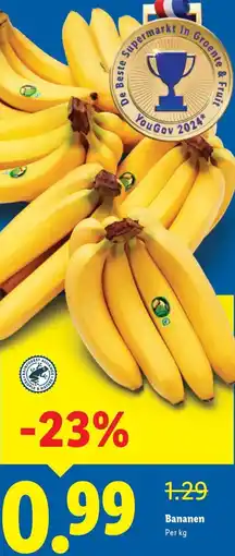 Lidl Bananen aanbieding