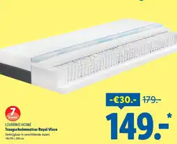 Lidl Livarno home Traagschuimmatras Royal Visco aanbieding