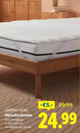 Lidl Livarno home Matrasbeschermer aanbieding