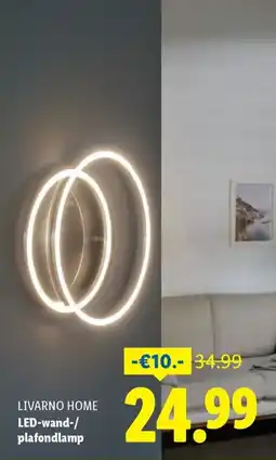 Lidl Livarno home LED-Wand of plafondlamp aanbieding