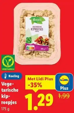 Lidl Vegetarische kipreepjes aanbieding