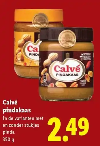 Lidl Calvé pindakaas aanbieding