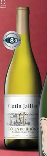 Lidl Cotin Jaillet Cotes du Rhône AOP blanc aanbieding