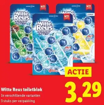 Lidl Witte Reus toiletblok aanbieding