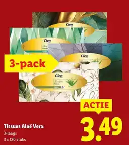 Lidl Tissues Aloë Vera aanbieding