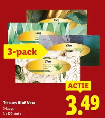 Lidl Tissues Aloë Vera aanbieding