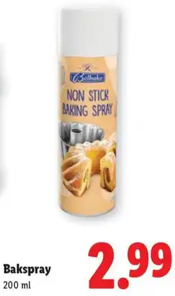 Lidl Bakspray aanbieding