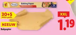 Lidl Bakpapier aanbieding