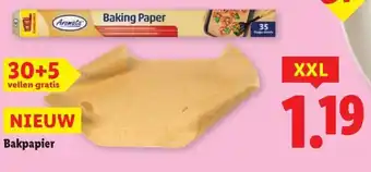 Lidl Bakpapier aanbieding