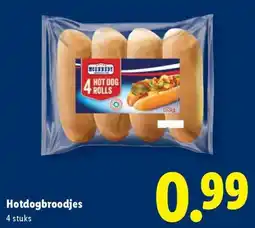 Lidl Hotdogbroodjes aanbieding