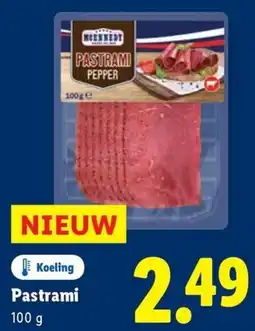 Lidl Pastrami aanbieding