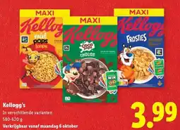 Lidl Kellogg's aanbieding