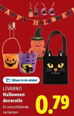 Lidl Livarno Halloween decoratie aanbieding