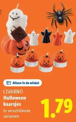 Lidl Livarno Halloween kaarsjes aanbieding