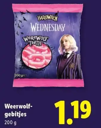 Lidl Weerwolfgebitjes aanbieding