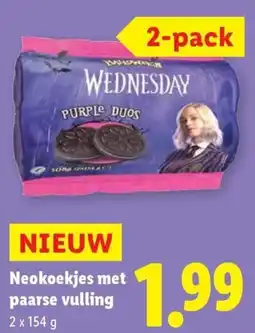 Lidl Neokoekjes met paarse vulling aanbieding