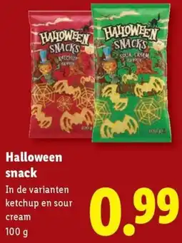Lidl Halloween snack aanbieding
