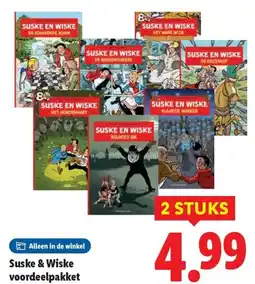 Lidl Suske & Wiske voordeelpakket aanbieding