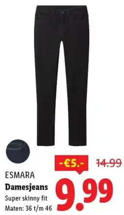 Lidl Esmara Damesjeans aanbieding
