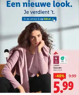 Lidl Esmara Damesshirt aanbieding