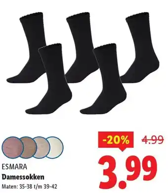 Lidl Esmara Damessokken aanbieding