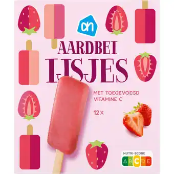 Albert Heijn AH Aardbei ijsjes met vitamine c aanbieding