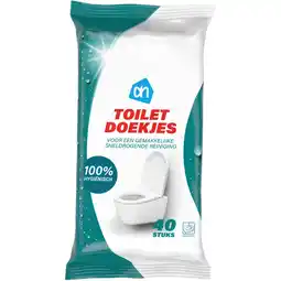 Albert Heijn AH Toilet reinigingsdoekjes vochtig aanbieding