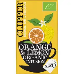 Albert Heijn Clipper Orange & lemon organic infusion aanbieding