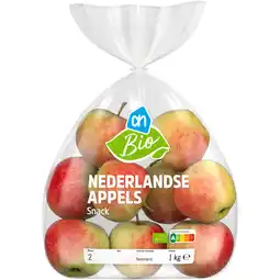 Albert Heijn AH Biologisch Nederlandse appel zak aanbieding