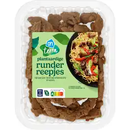 Albert Heijn AH Terra Plantaardige runderreepjes aanbieding