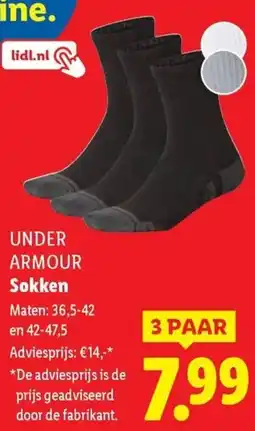 Lidl Under Armour Sokken aanbieding