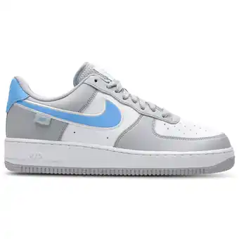 Foot Locker Nike Air Force Sneakers Heren - Grijs - Maat 41 - Leer aanbieding