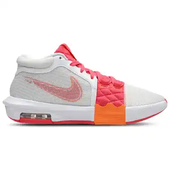 Foot Locker Nike LeBron Sneakers Heren - Wit - Maat 40 - Mesh/Synthetisch aanbieding