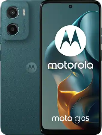 Coolblue Motorola Moto G05 64GB Groen 4G aanbieding