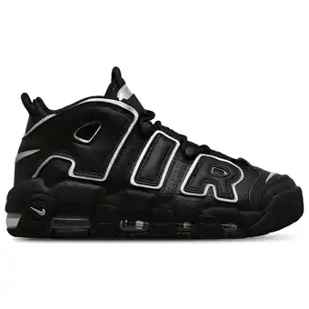 Foot Locker Nike Uptempo Sneakers Dames - Zwart - Maat 37.5 - Leer aanbieding