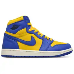 Foot Locker Jordan 1 Retro Sneakers Dames - Geel - Maat 36.5 - Leer aanbieding
