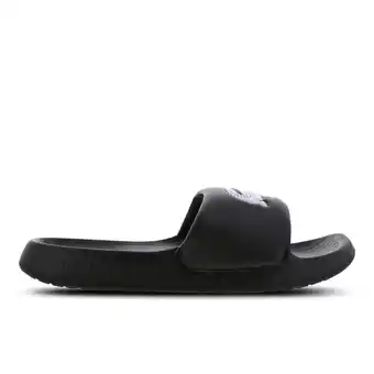 Foot Locker Lacoste Serve 1.0 Slippers en Sandalen Heren - Zwart - Maat 39.5 - Rubber aanbieding