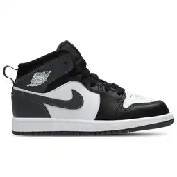 Foot Locker Jordan Aj1 Mid Peuterschoenen - Zwart - Maat 28 - Leer aanbieding