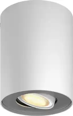 Coolblue Philips Hue Pillar Opbouwspot White Ambiance - Wit - 1-spots aanbieding