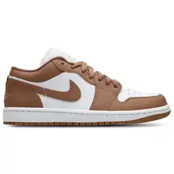 Foot Locker Jordan 1 Low Sneakers Dames - Bruin - Maat 36.5 - Leer, Synthetisch aanbieding