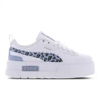 Foot Locker Puma Mayze Kindersneakers - Wit - Maat 37.5 - Leer aanbieding