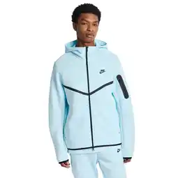 Foot Locker Nike Tech Fleece Hoodies Heren - Blauw - Maat S aanbieding