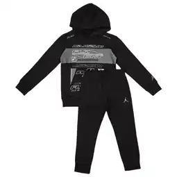 Foot Locker Jordan Flight Trainingspakken Peuter - Zwart - Maat 92 - 98 CM - Katoen Fleece aanbieding