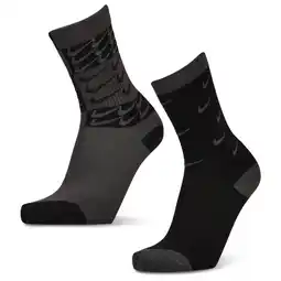 Foot Locker Nike Crew 2 Pack Sokken Unisex - Grijs - Maat 34 - 38 aanbieding