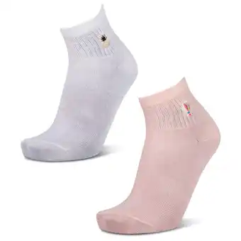 Foot Locker Foot Locker Crew 2 Pack Sokken Unisex - Roze - Maat 35 - 38 - Katoen aanbieding